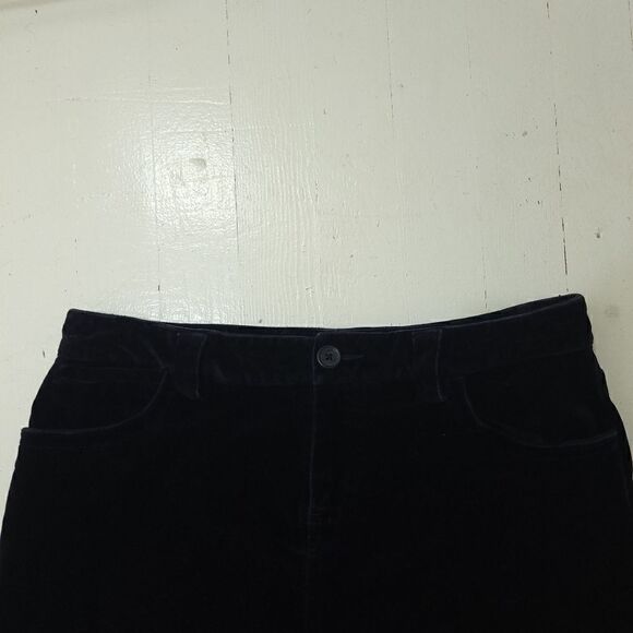 Tommy Hilfiger Stretch Velvet Denim Mini Skirt - Picture 8 of 11